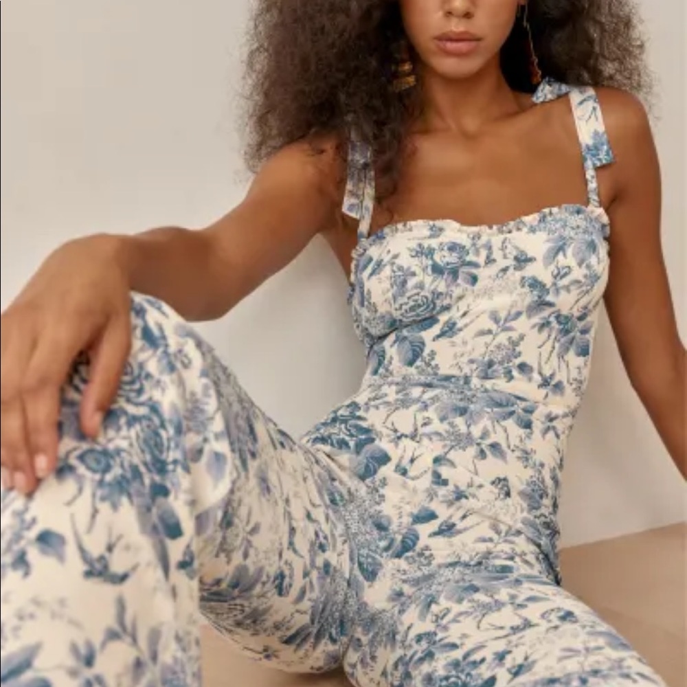 Reformation Alfred Jumpsuit in Pompadour